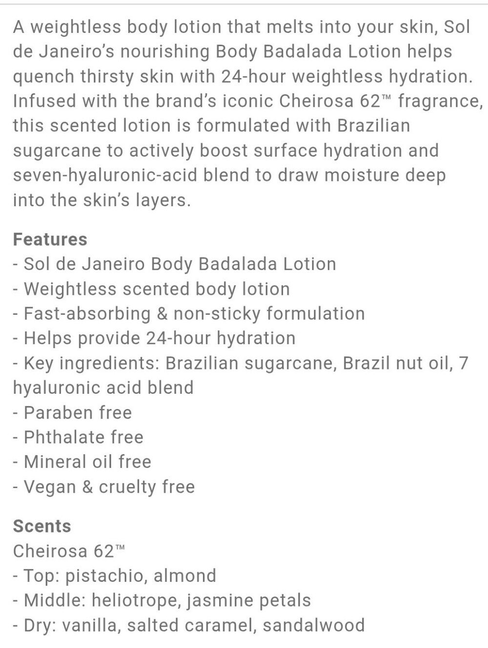 NWT Sol De Janerio Lotion - Picture 2 of 2